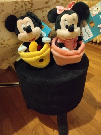 Minnie et mickey,  licence. Disney.