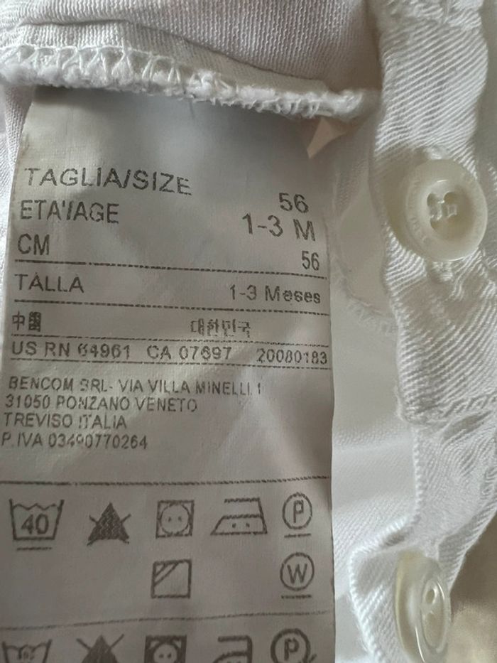 Lot de 2 pantalons bébé Benetton et C&A taille 56 - photo numéro 7