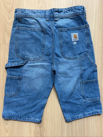 Short Carhartt Single Knee Rework Bleu Jean S / 30