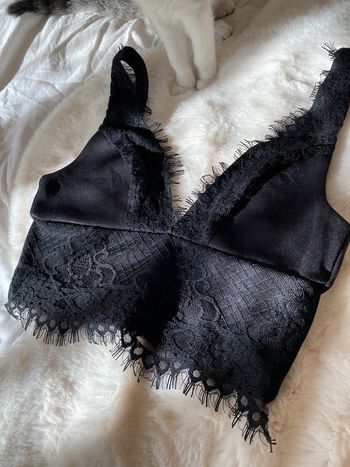 Top dentelle noire Tally Weijl