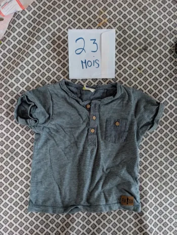 Tee shirt bébé garçon 23 mois