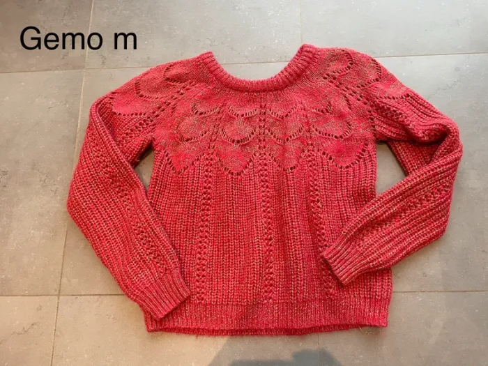 Pull hiver laine brillante et semi transparent - photo numéro 3