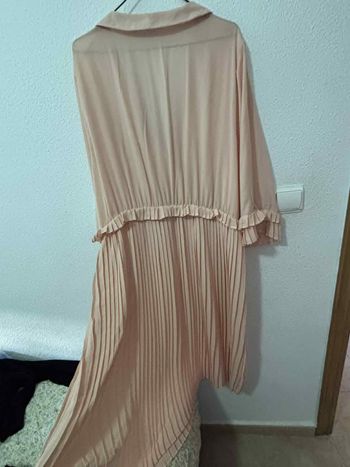 Robe mi longue rose Boohoo taille 52