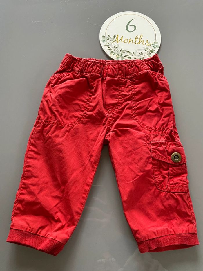 Pantalon rouge 6 mois
