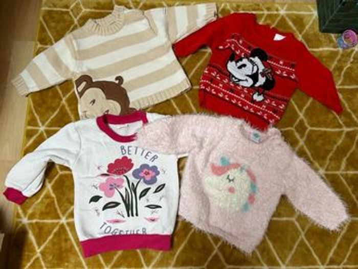 Lot de robes, pulls, combinaisons et shorts bébé 3 mois - photo numéro 4