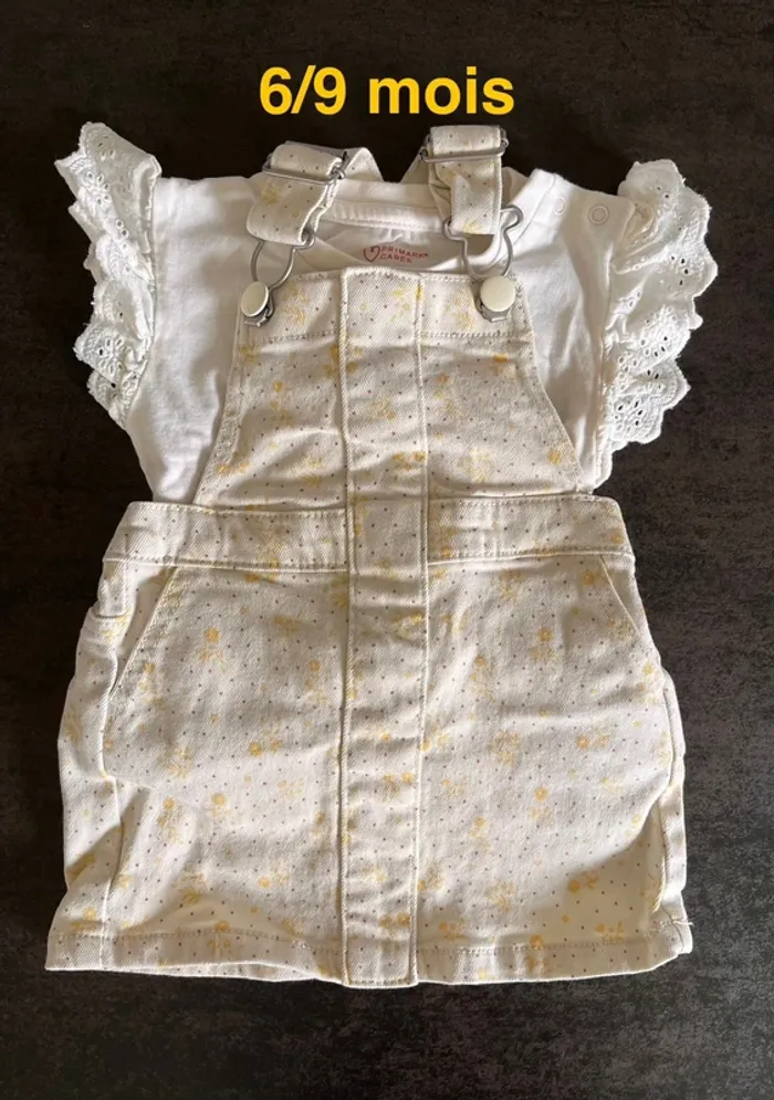 Ensemble robe 6/9 mois