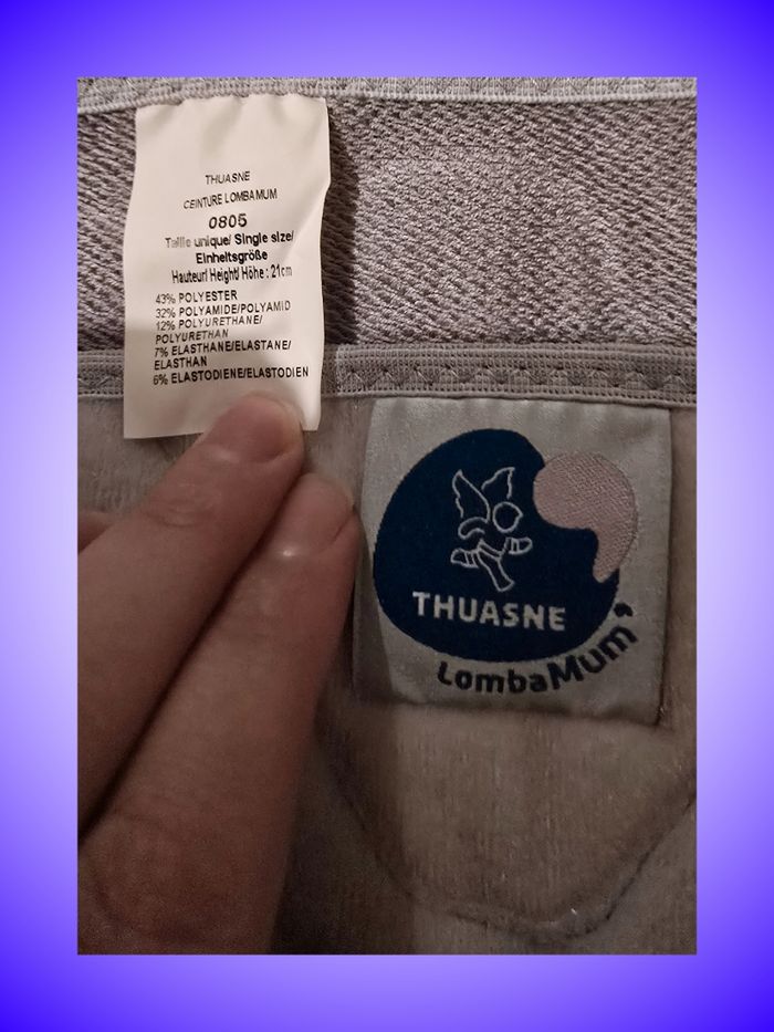 Ceinture de Maternité de Maintien et Confort  LombaMum – Soutien Lombaire Grossesse  Thuasne – Neuf, Sans Étiquette - photo numéro 4