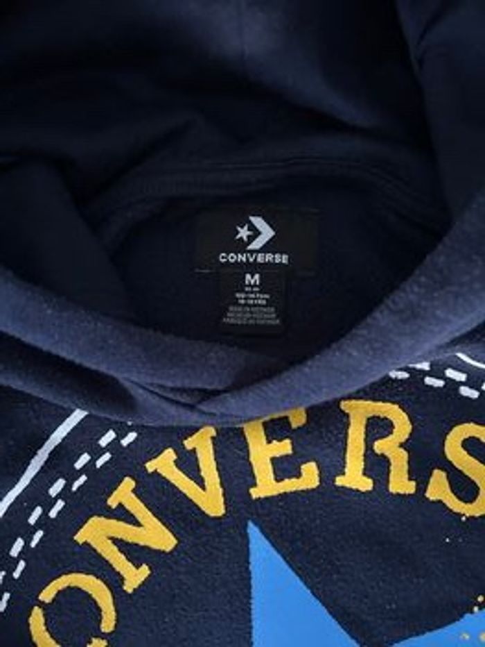 Sweat converse bleu marine - photo numéro 3