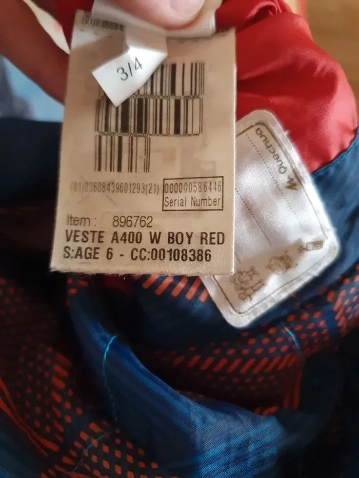 Veste réversible Quechua - 6 ans - photo numéro 3