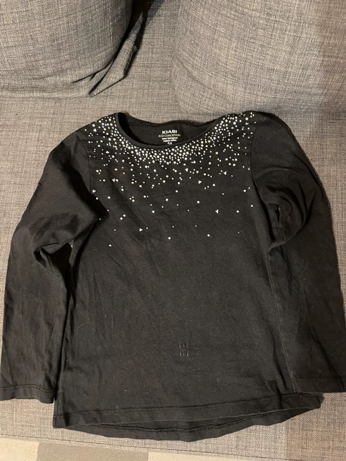 Pull léger noir fille