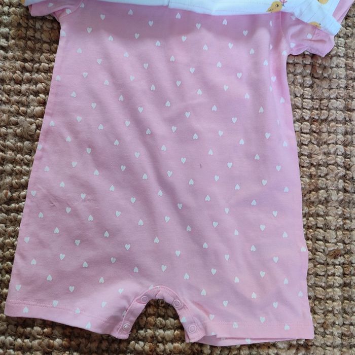 Lot 3 grenouillères été fille 12 mois - photo numéro 3