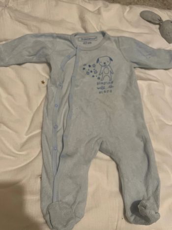 Grenouillère en velours