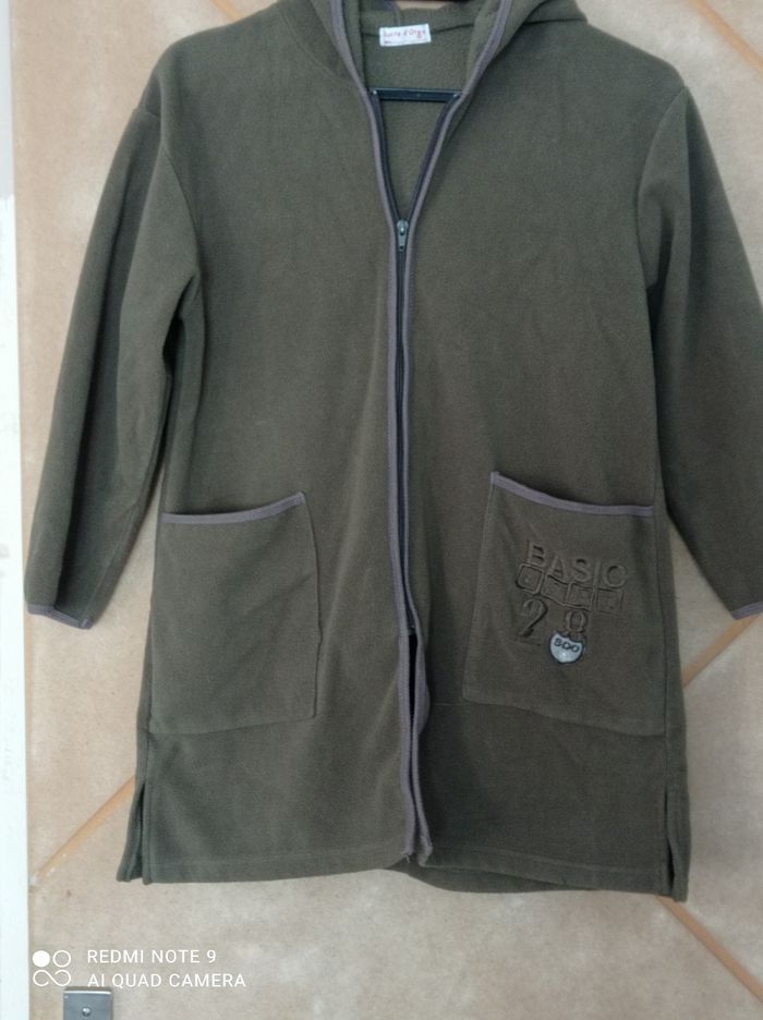Robe de chambre a capuche