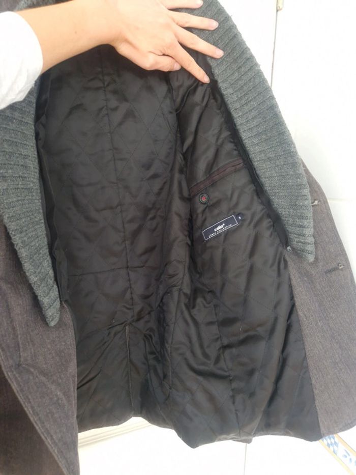 Veste blazer gris homme 100% coton celio taille S/36 - photo numéro 9