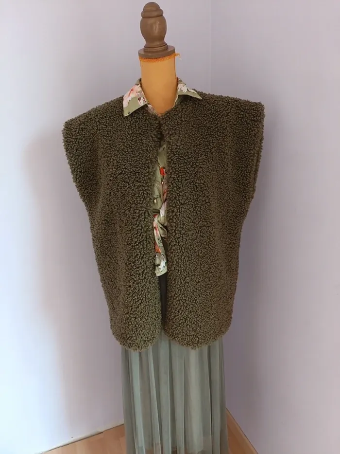 Gilet sans manche Johanna kaki