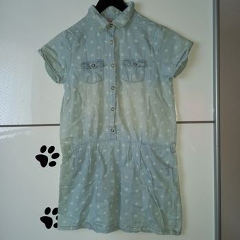 Robe d'été en jean très bon etat Taille 10 ans
