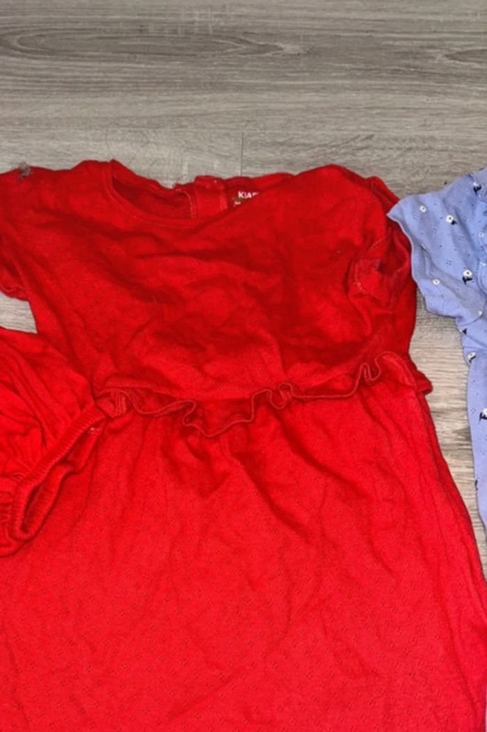 Lots vêtements d’été Kiabi bébé fille taille 24 mois - photo numéro 2