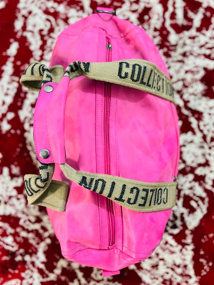 Sac de sport rose vif – Collection Mode – 45x25 cm - photo numéro 5