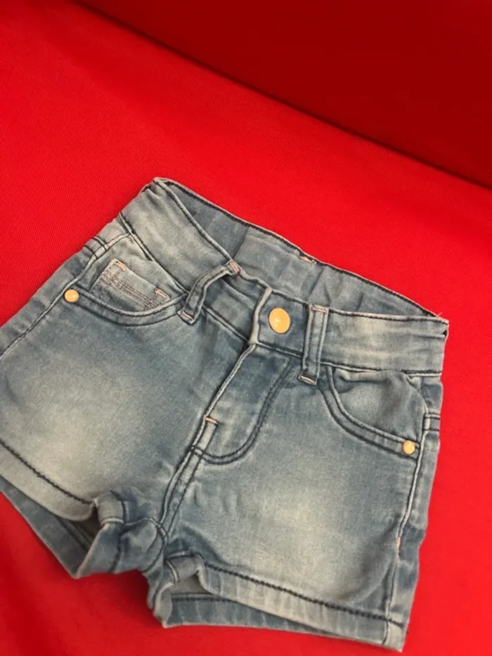 Short en jean fille - photo numéro 2