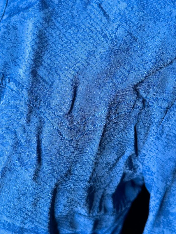 Superbe, robe, serpent, bleu électrique, mango, taille M - photo numéro 7