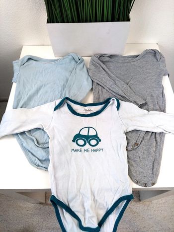 Lot de 3 bodies manches longues 2 ans / 24 mois