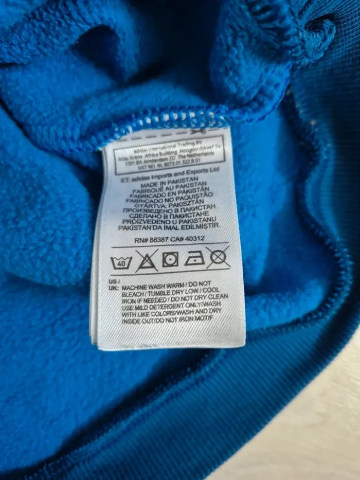 Pull Adidas bleu - photo numéro 5