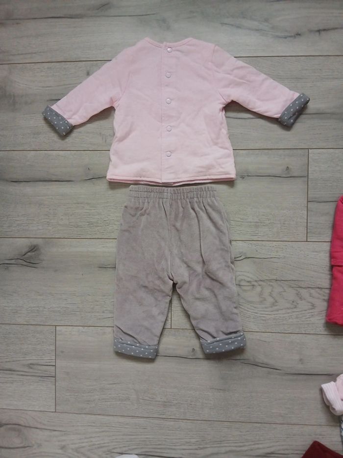 Ensemble pyjama velours ~ 6mois - photo numéro 2