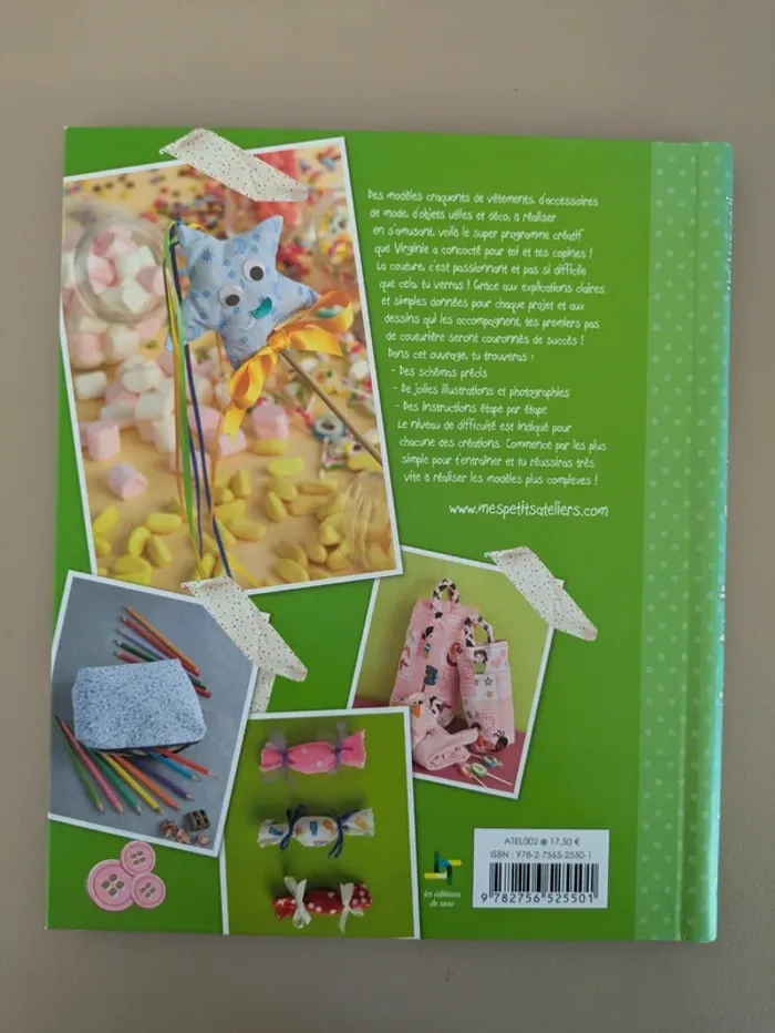 Livre Mes petits ateliers couture un mercredi au printemps - photo numéro 2