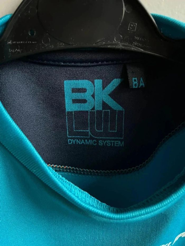 T shirt turquoise taille 8 ans marque bkl - photo numéro 3
