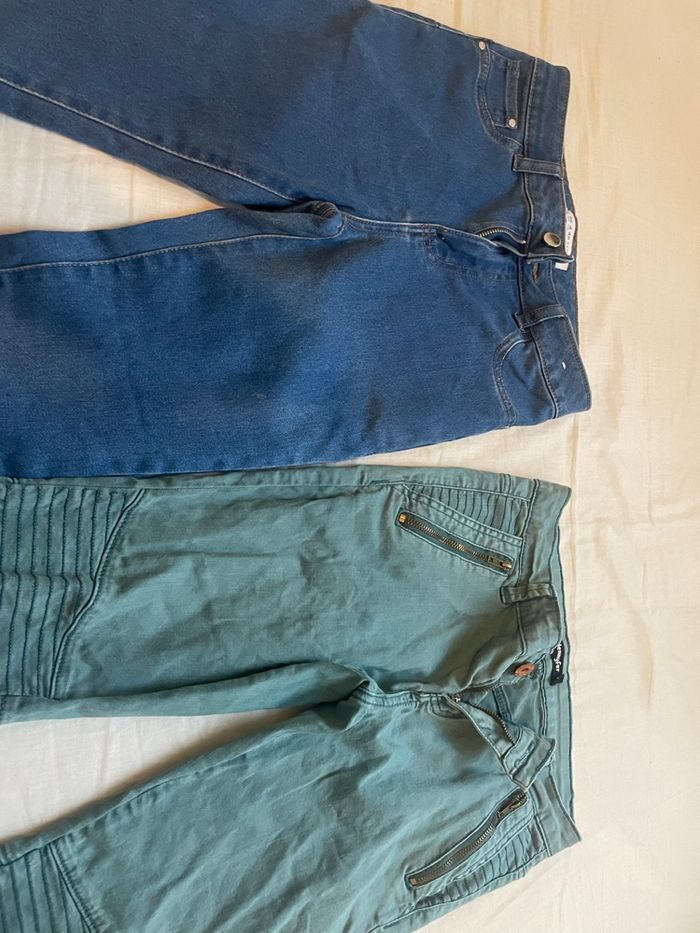 Lot de 2 pantalons jeans femme taille 36 - photo numéro 4