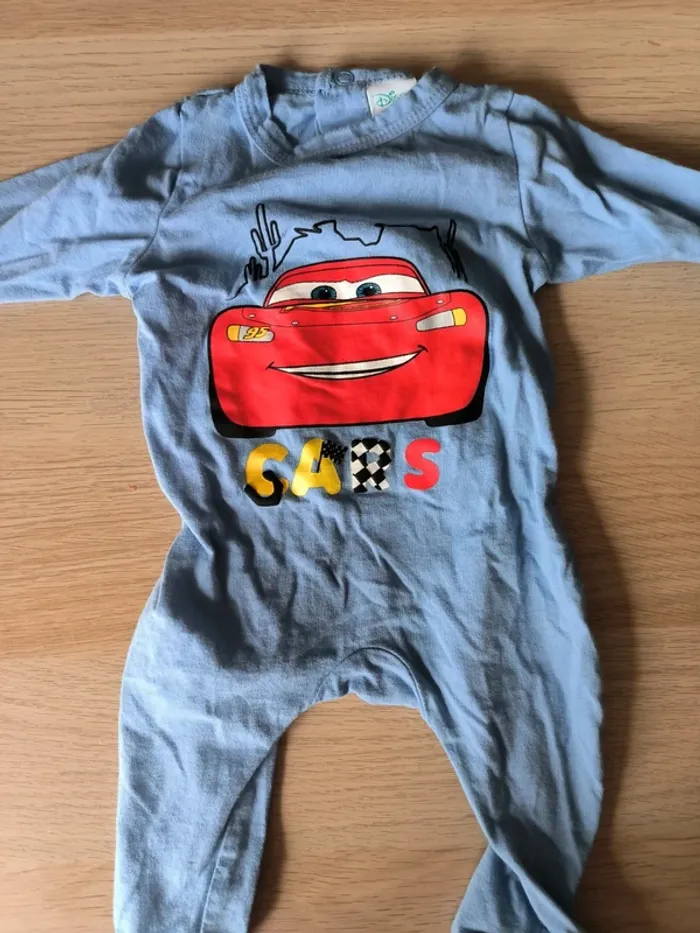 Lot pyjamas en coton, 3 mois - photo numéro 6