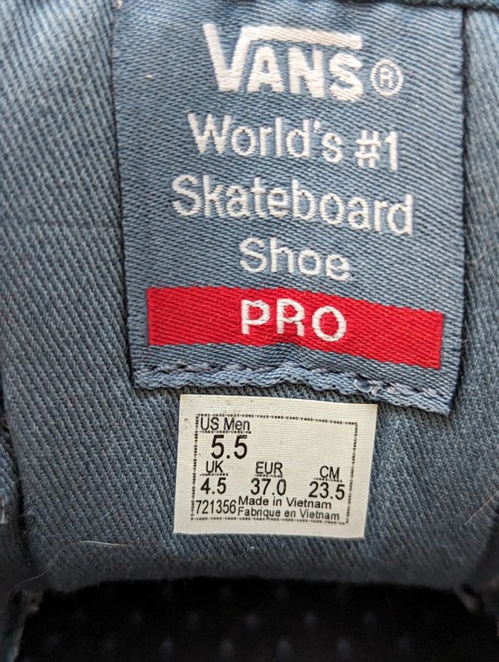 Vans Chima Ferguson Pro Mirage Blue – Taille 37 NEUVES - photo numéro 5