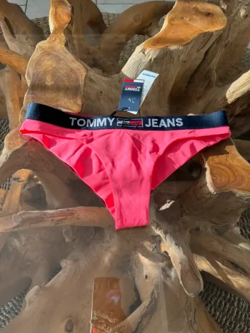 Bas de maillot de bain Tommy Jeans rose fluo M