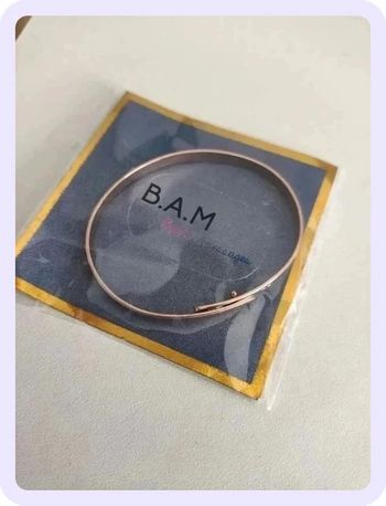 Bracelet à message B.A.M "La Vie En Rose