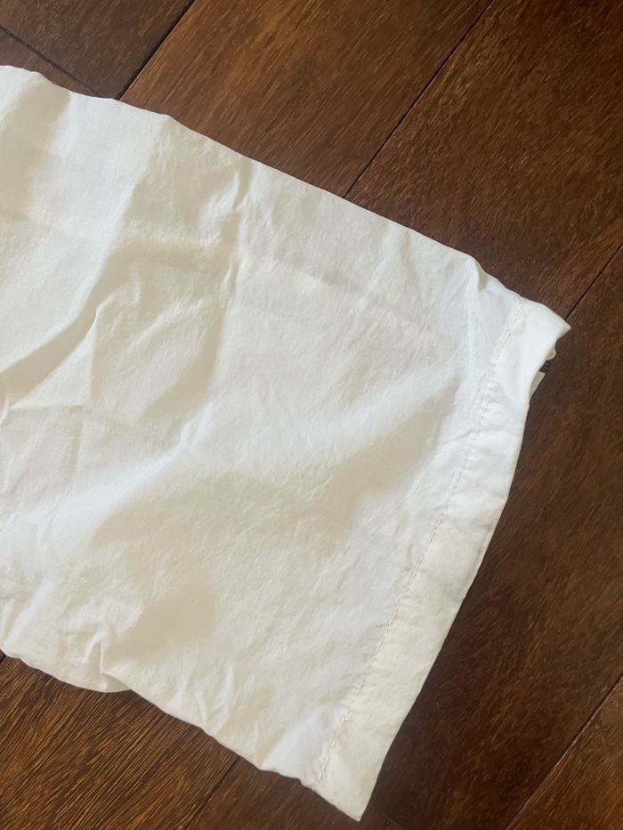 Pantalon parachute baggy danse blanc pull and bear taille XS - photo numéro 10