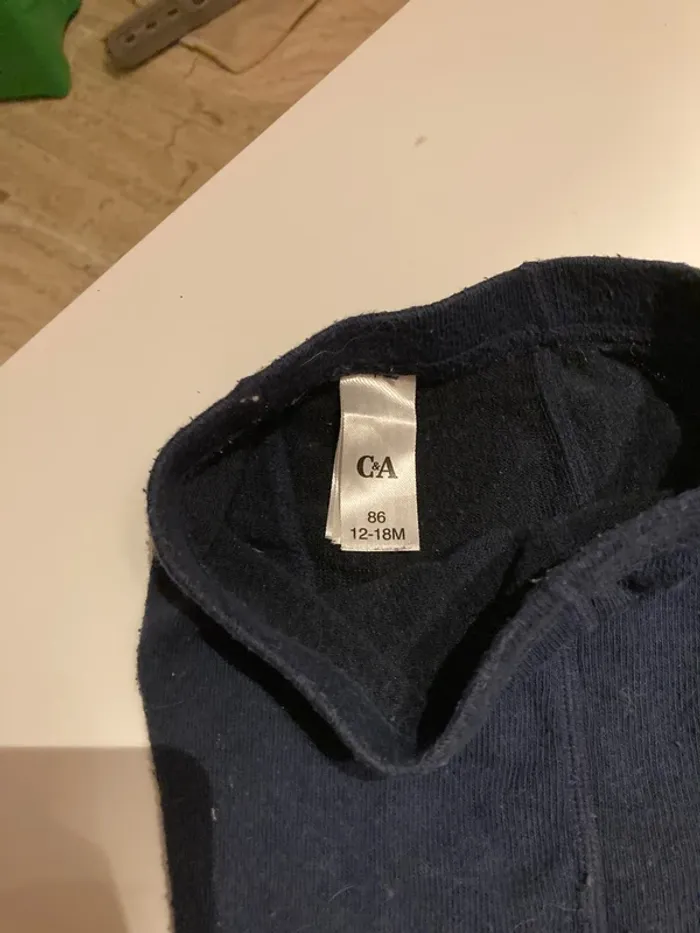 Collant bleu marine 12-18 mois - photo numéro 2