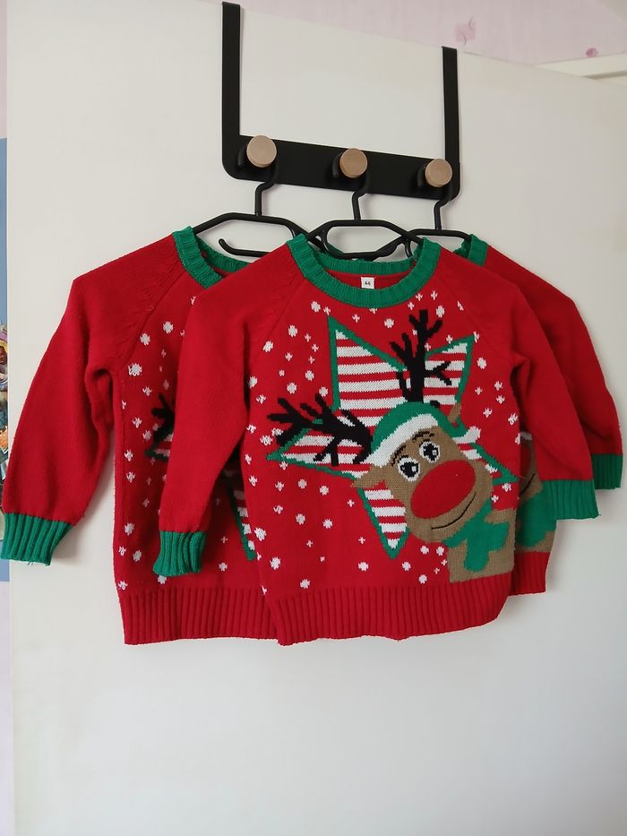 Pulls Noël Enfant Renne 4-6 ans