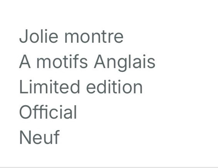 Montre mixte - photo numéro 2