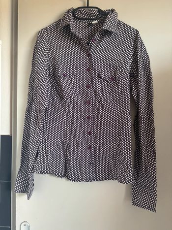 Chemise 100% coton taille 38 état neuf