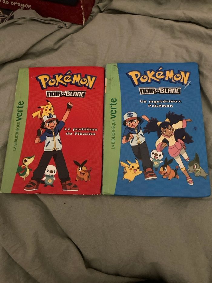 Livres Pokémon – lot de 2 – bon état
