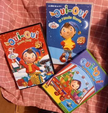 lot de 3 dvd avec bonus jeux interactifs