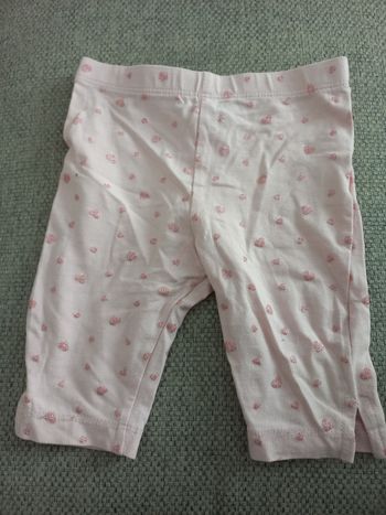 Legging court 12 mois mots d'enfants