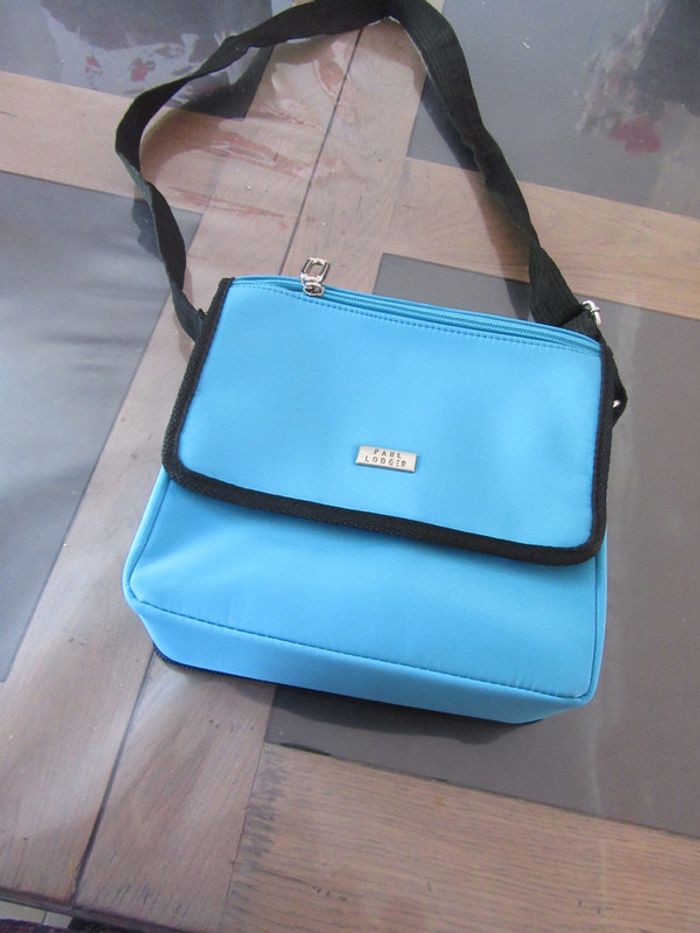 Sac à main bandoulière bleu clair Paul Lodger