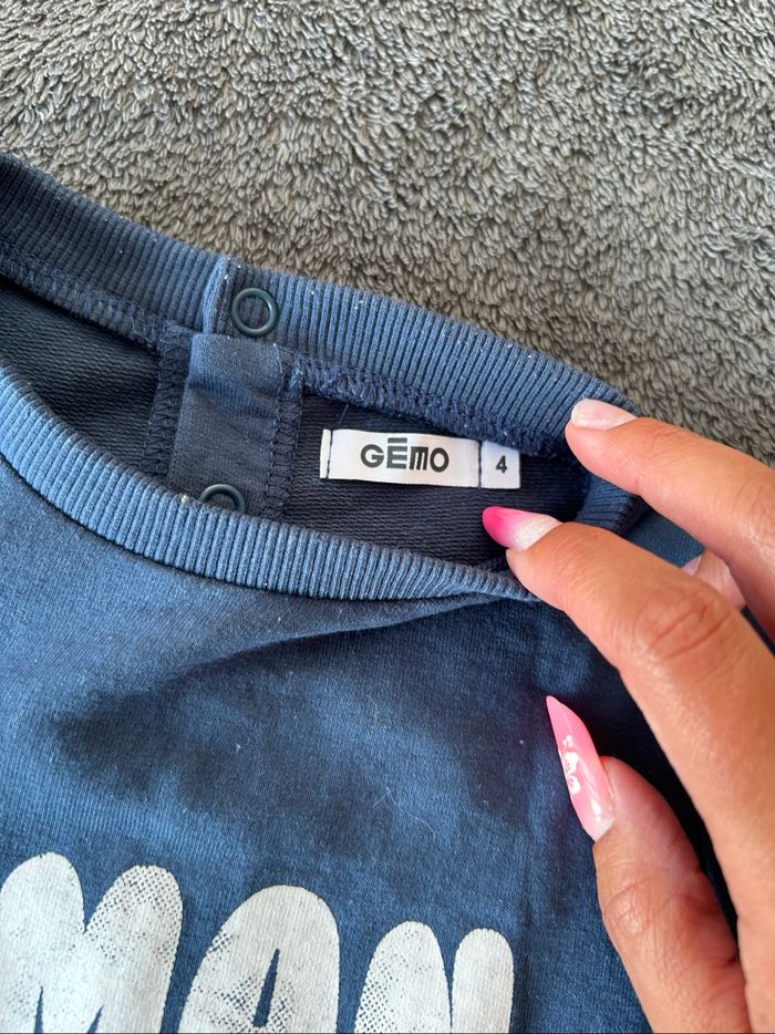 Sweat bleu « maman i love you » - photo numéro 3