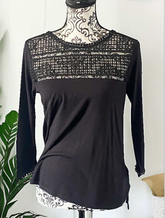 blouse noire H&M - photo numéro 4