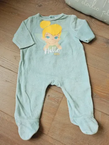 Pyjama velours fille 3 mois
