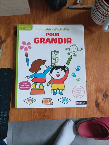 Mon cahier d'activités pour grandir