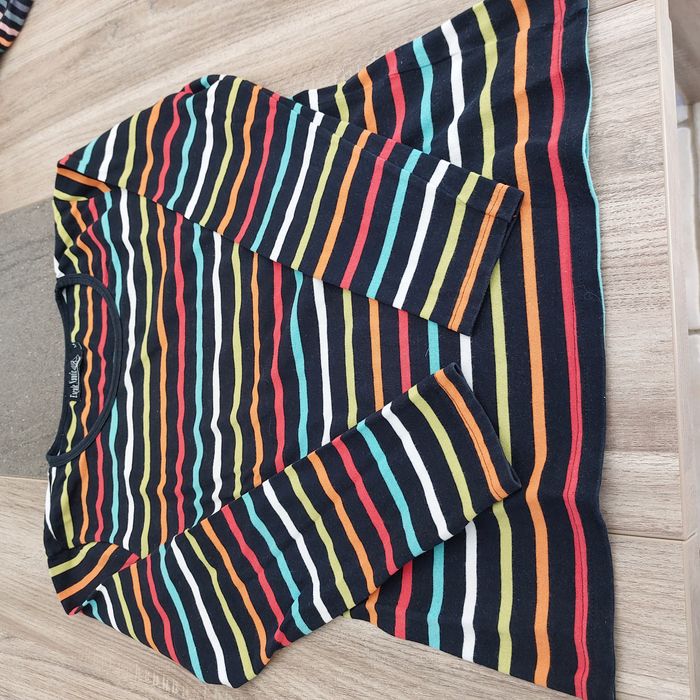 Tee shirt manches longues rayures