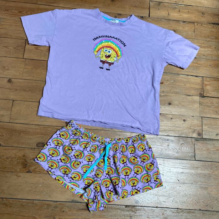 Pyjama d’été Bob l’éponge taille S/M Nickolodeon