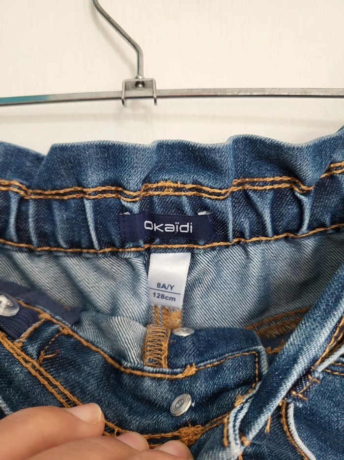 Jupe jean avec bouton okaidi 8 1ns - photo numéro 2